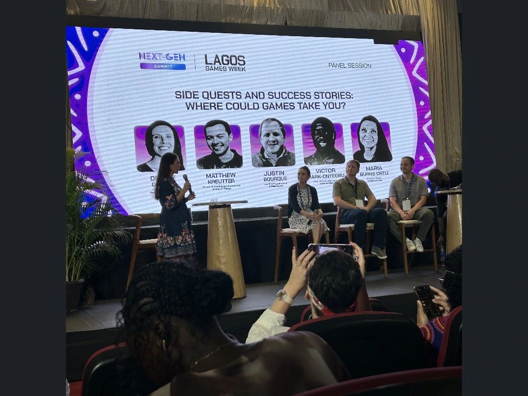 Panel session at Lagos Games Week