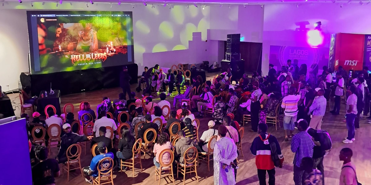 Hell Bleeds being presented to the Lagos Games Week audience